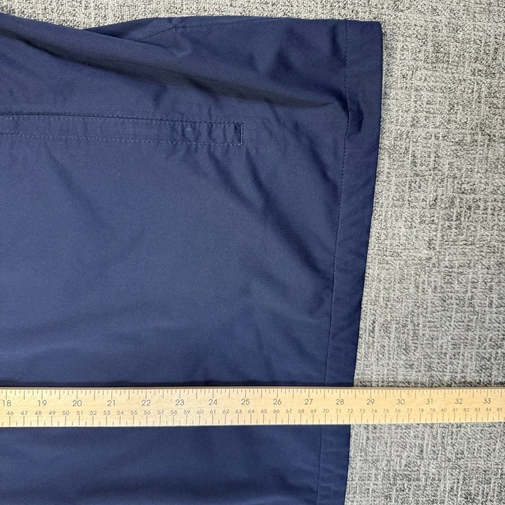 FootJoy Hydroknit Golf Jacket Mens Medium Blue‎ 1/2 Half Zip Pullover Pockets
